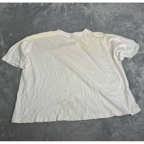 Vintage 90s Guess Jeans Short Sleeve T Shirt Women's Size XL White - Picture 2 of 12
